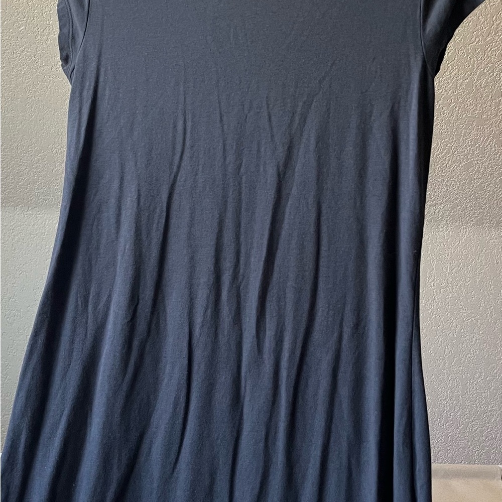 A New Day Black Short Sleeve Dress